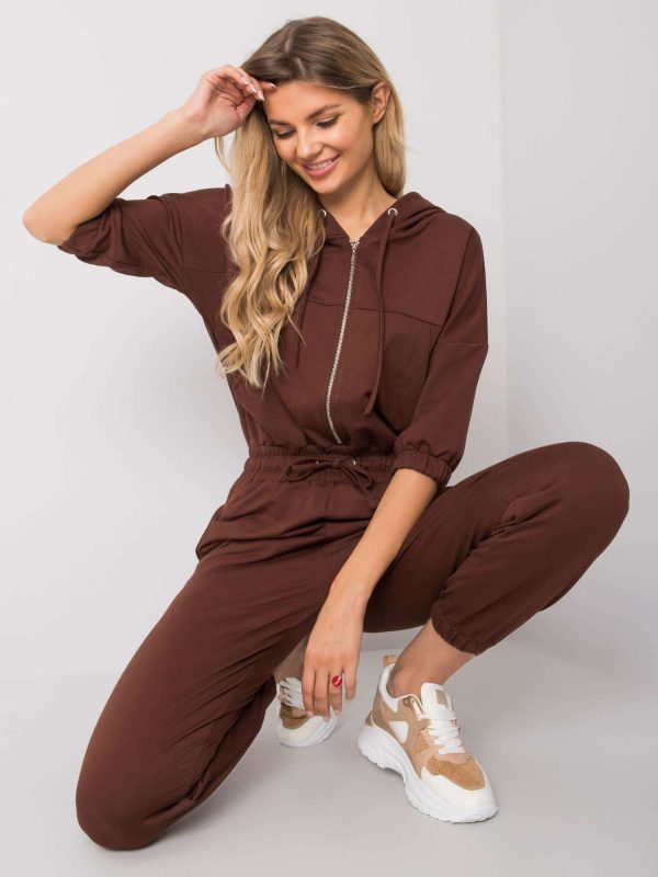 Dark brown sweatsuit Amalia