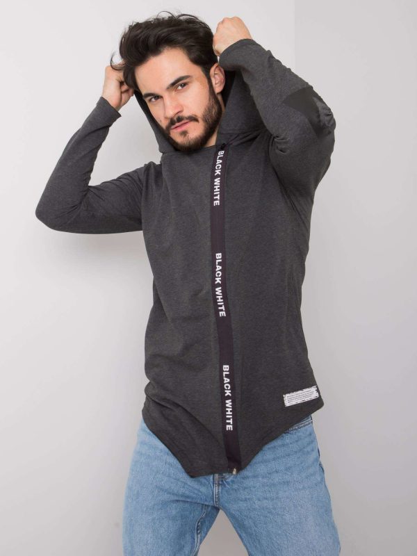 Graphite sweatshirt for men Andy