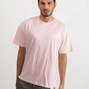 Men's light pink T-shirt Overload