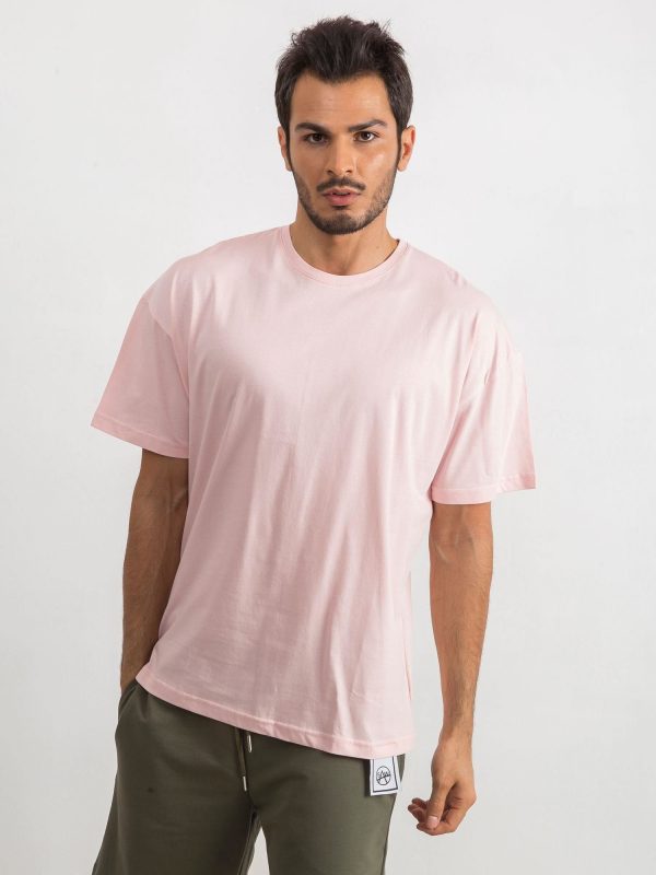 Men's light pink T-shirt Overload