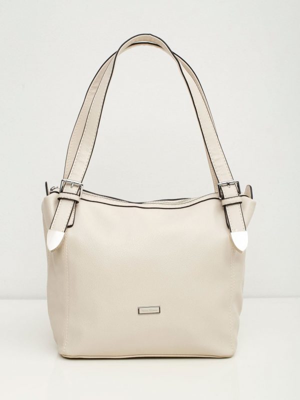 Women's Cream Bag in Eco Leather