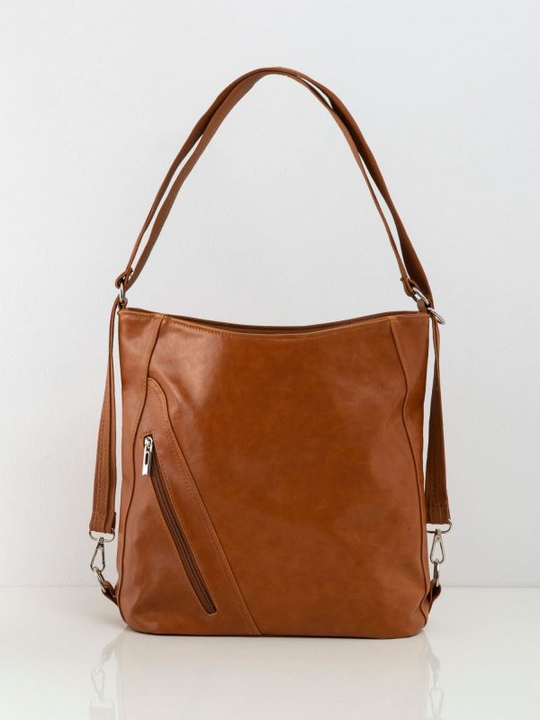 Brown women's city bag