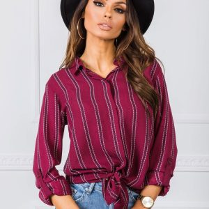 Burgundy shirt Heather RUE PARIS