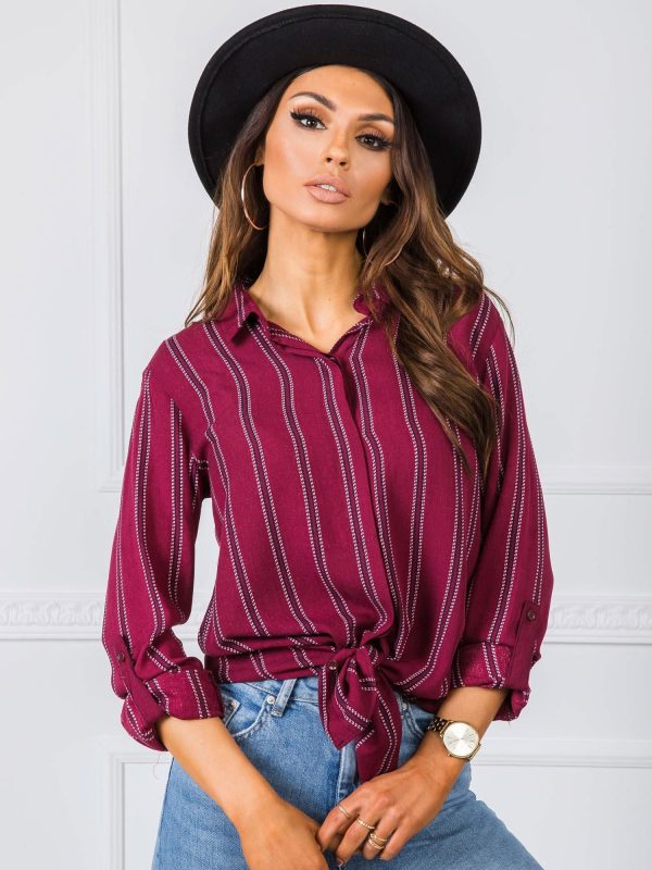 Burgundy shirt Heather RUE PARIS