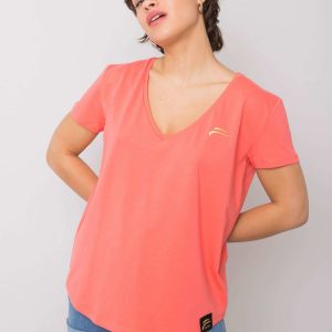 Coral t-shirt Ginny FOR FITNESS