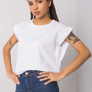 White cotton t-shirt Kayla RUE PARIS