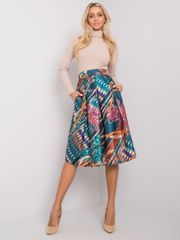 Sea skirt with Maringa prints