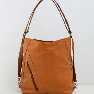 Camel bag made of eco leather