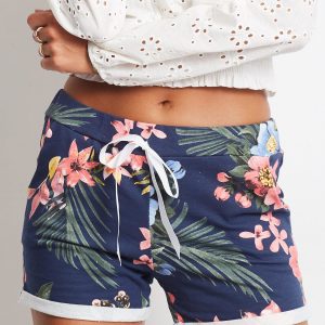 Navy Blue Glaring Shorts