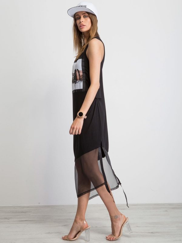 Black Asymmetric dress