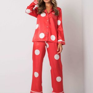 Red polka dot pajamas