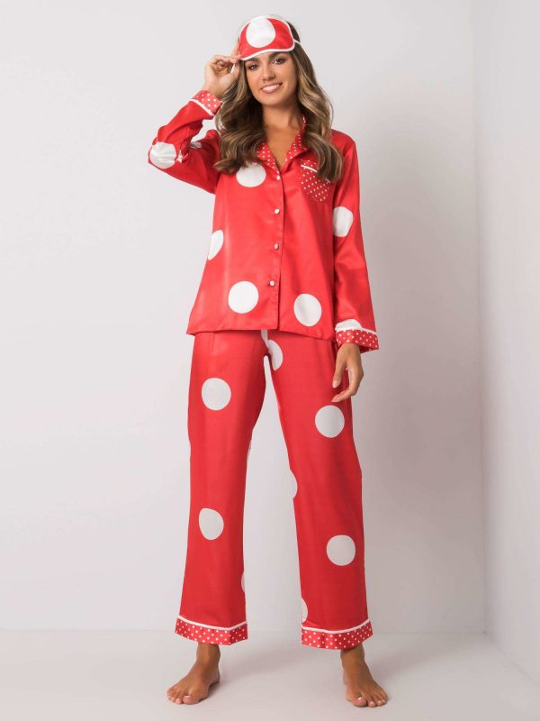 Red polka dot pajamas