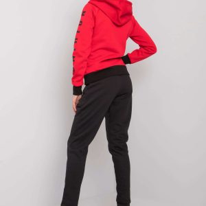 Red-black sweatsuit set Danika