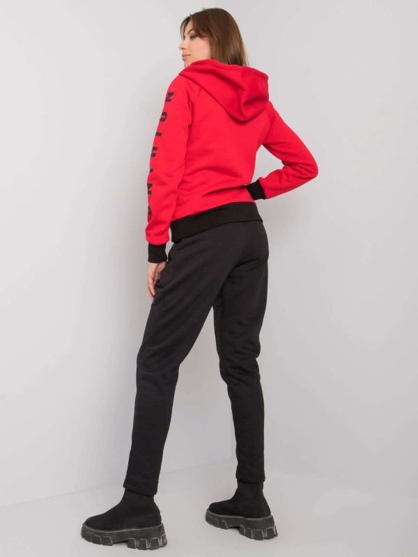 Red-black sweatsuit set Danika