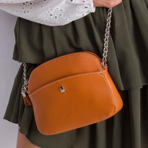 Camel women's handbag made of eco leather