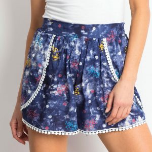 Navy Blue Funky Shorts