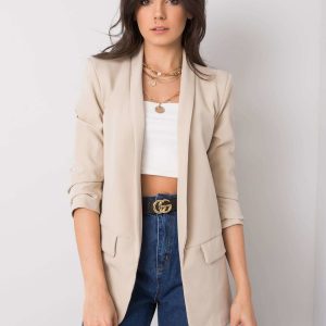 Beige jacket for women Eva OCH BELLA