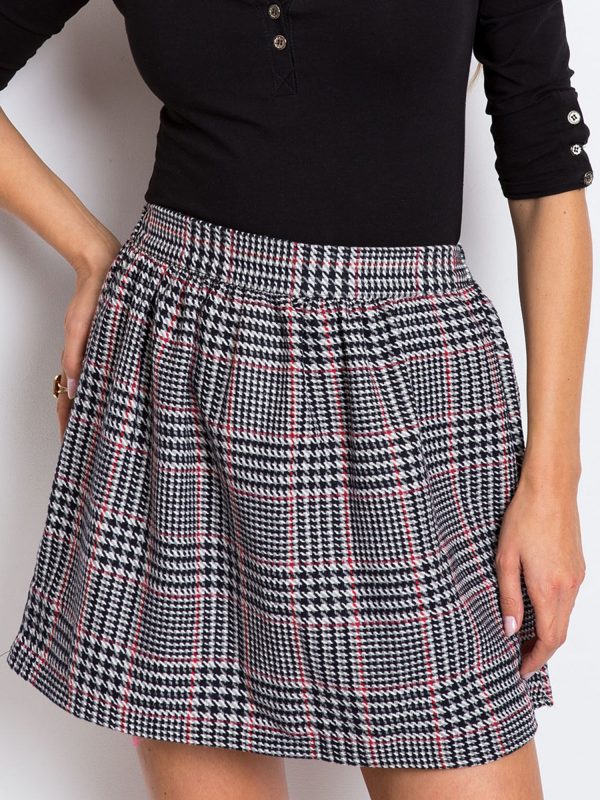 RUE PARIS Black and grey skirt Great