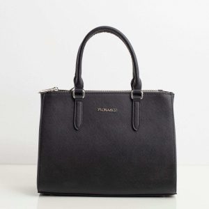 Black saffiano bag