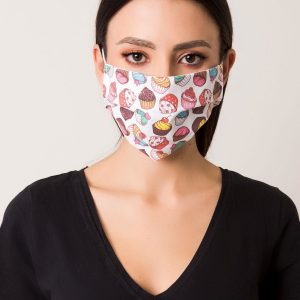 White reuse protective mask