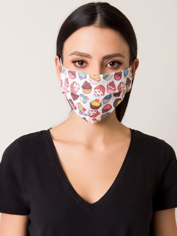 White reuse protective mask