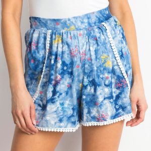 Blue Funky Shorts