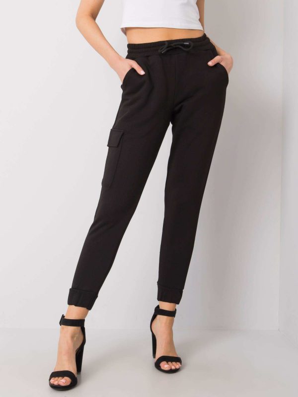 Black sweatpants Eileen RUE PARIS