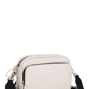 Women's beige bag with pocket LUIGISANTO