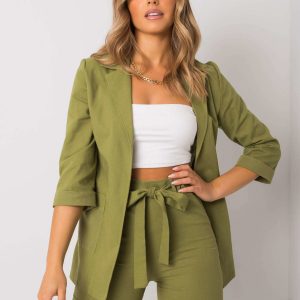 Olive linen set Sonita