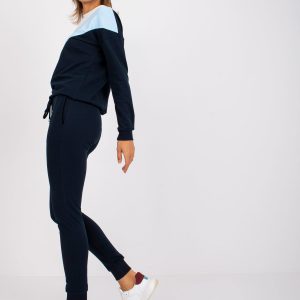 Blue-navy sweatsuit set with Hilda pants