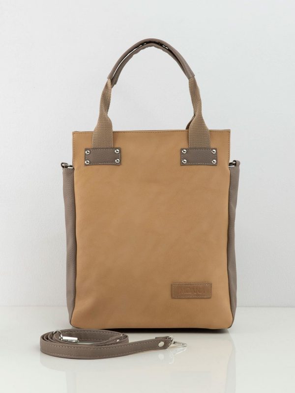 Camel beige women's bag