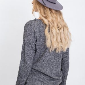 Dark gray blouse Roisin