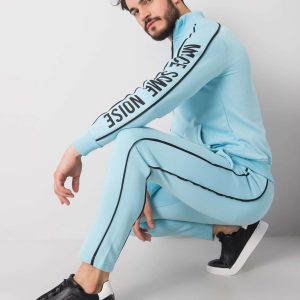 Light blue sweatshirt set for men Arthur