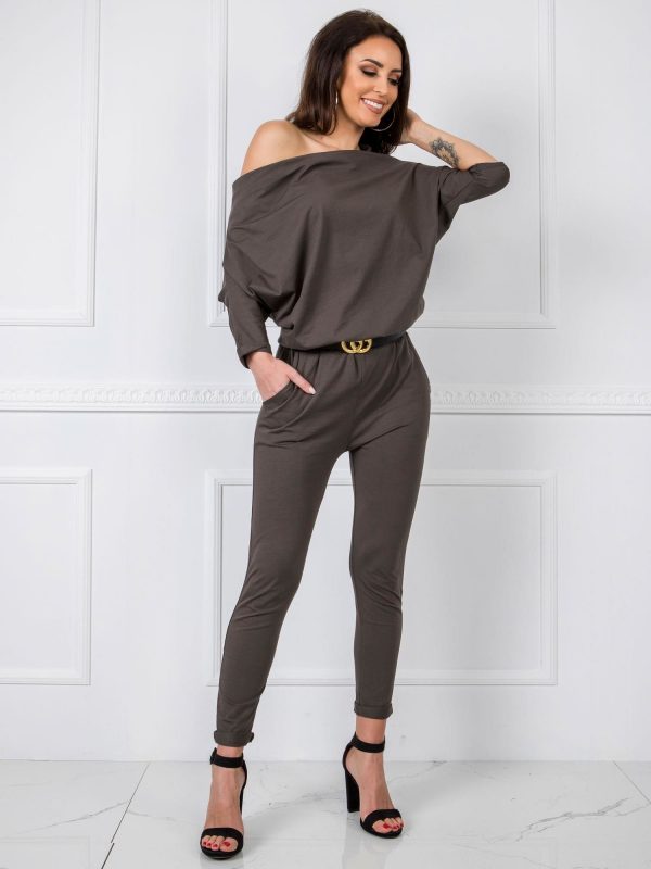 Khaki jumpsuit Chrissy