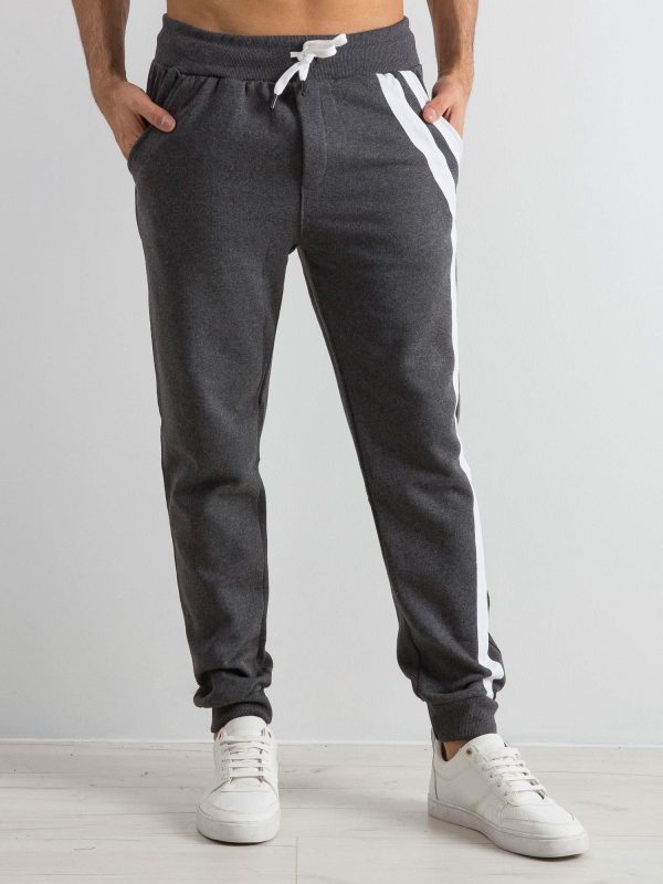 Dark Grey Men's Tracksuits Limited