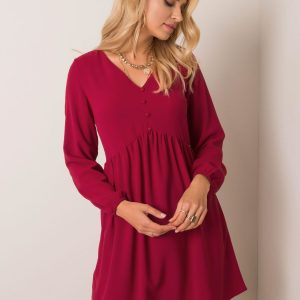 Burgundy dress Ashley RUE PARIS