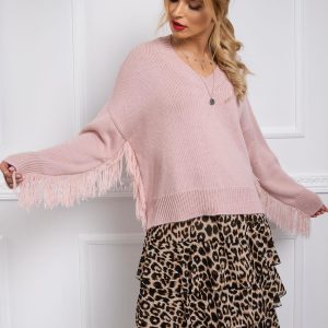 BY O LA LA Light pink Helen sweater