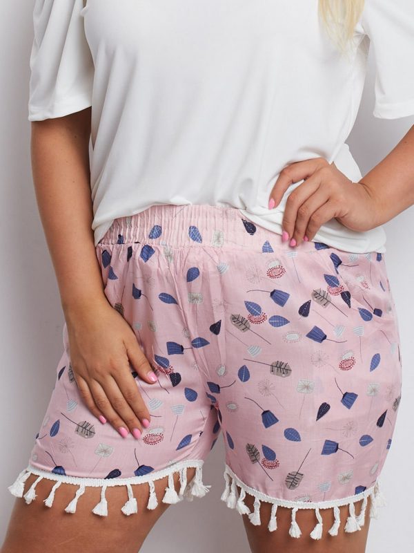 Pink Plus Size Ownership Shorts