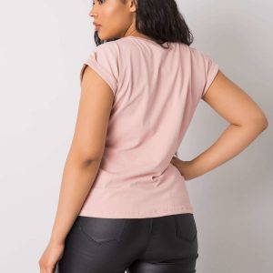 Atri Plus Size Dirty Pink T-Shirt