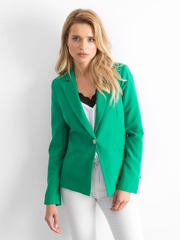 Silky Green Blazer