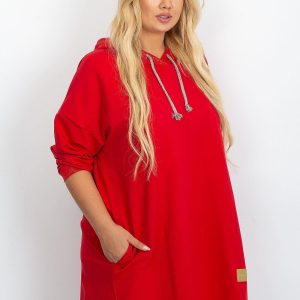 Red tunic plus size Sonate