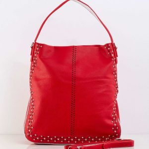 Red Women's Applique Bag