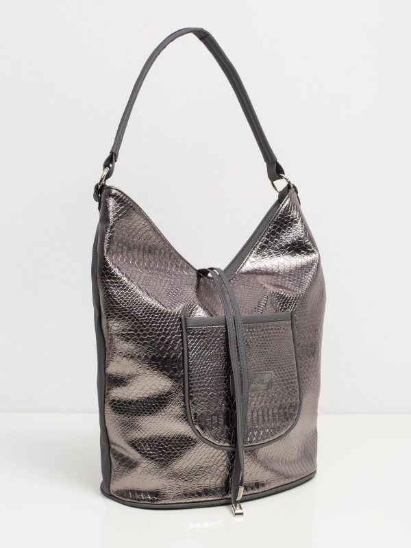 Silver Animal Motif Ladies Bag