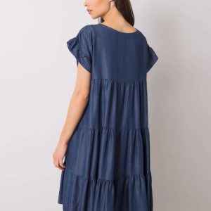 Dark Blue Casual Dress Filippa