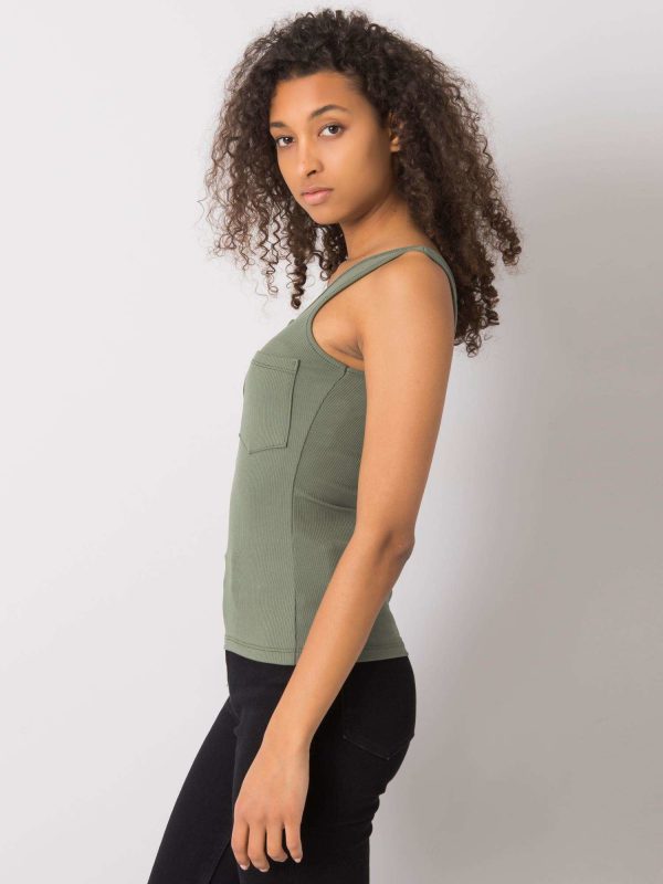 Green top with Rosalind pockets