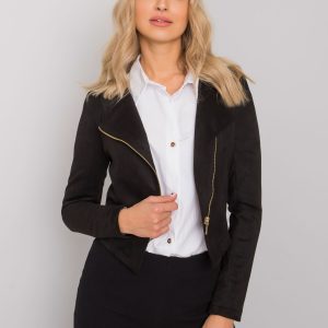Genoa RUE PARIS Women's Black Short Jacket