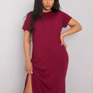 Burgundy Plus Size Nanette Dress