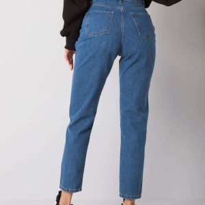 Blue mom jeans pants Vera RUE PARIS