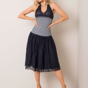 Navy blue dress Gwyneth RUE PARIS