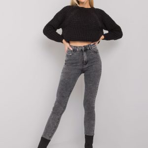 Grey Fit High Waist Jeans Marshall